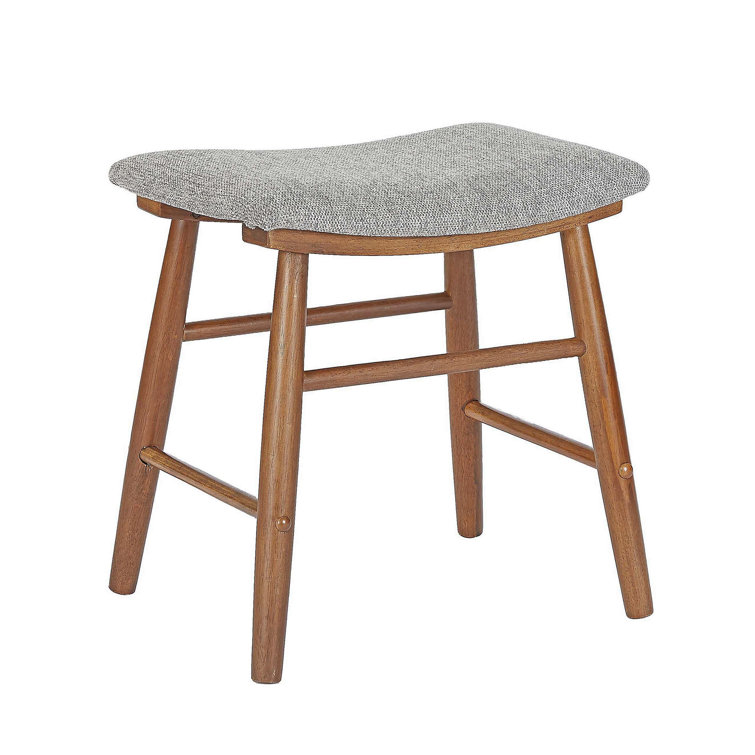 Mid century store modern vanity stool